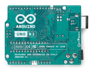 Arduino Uno 背後圖